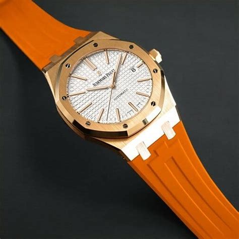 audemars piguet royal oak orange strap